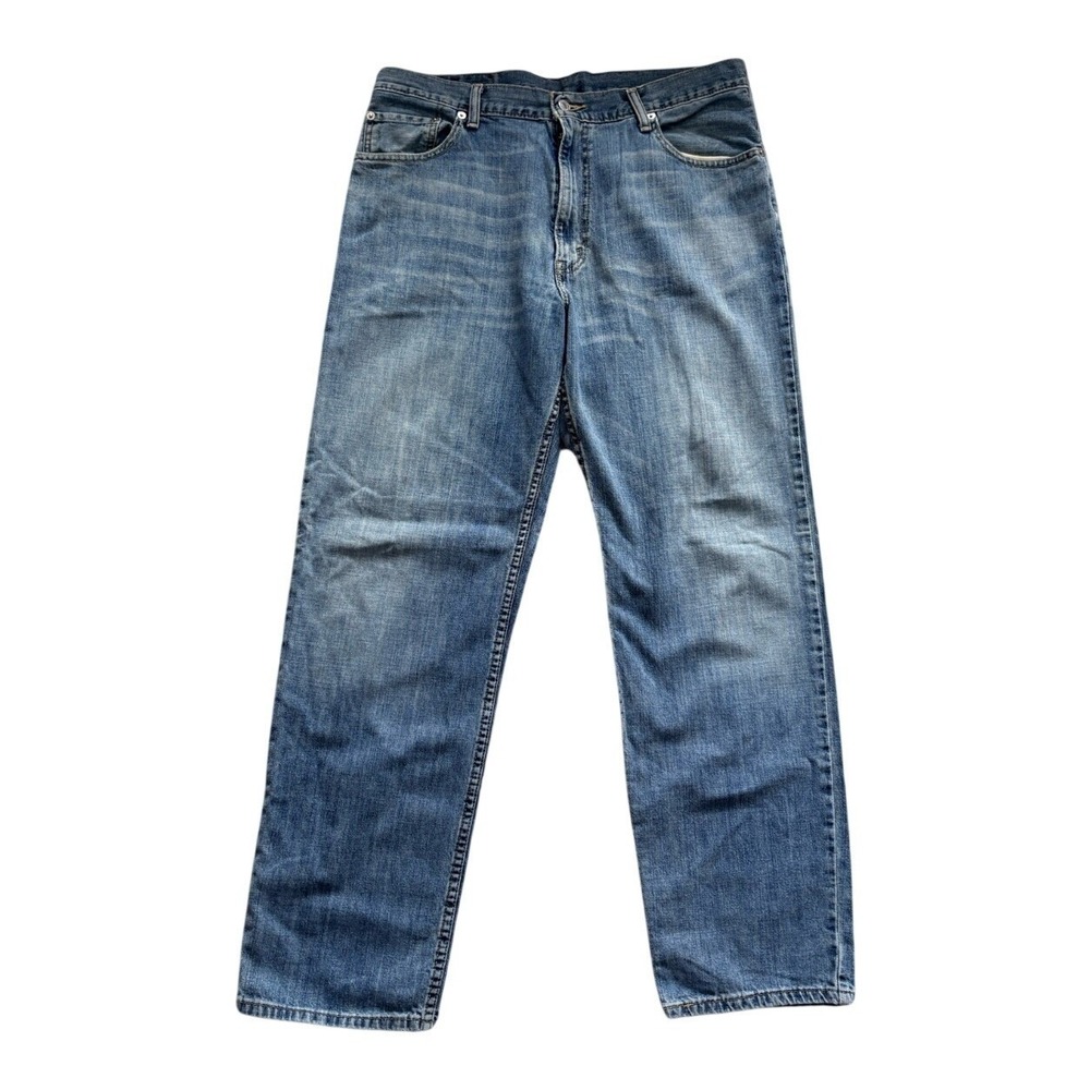 Levi's 550 Relaxed Fit Jeans Mens 36x32 Medium Wash Cotton Straight Leg Denim